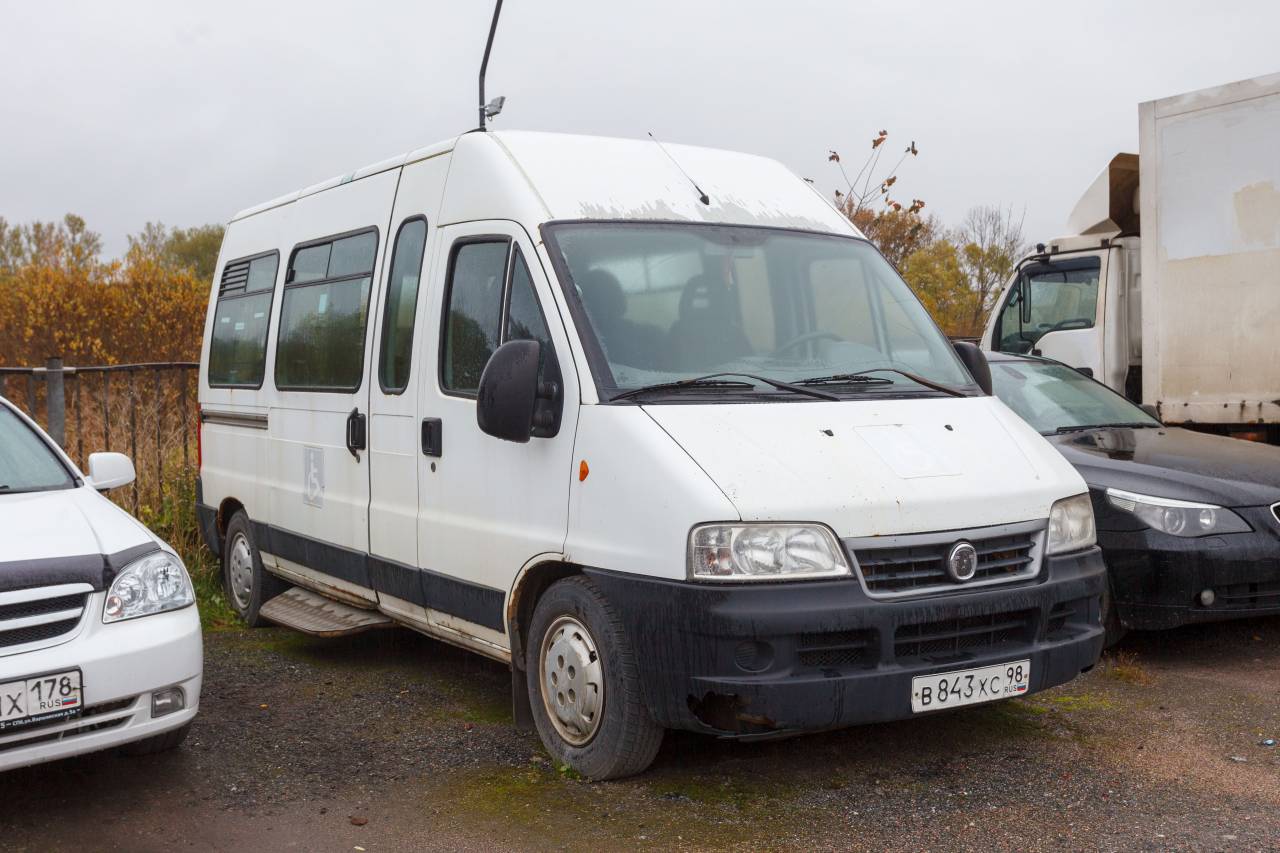 Микроавтобус (автобус категории М2 класс В) FIAT DUCATO, гос.знак – В 843  ХС98, 2009 года выпуска